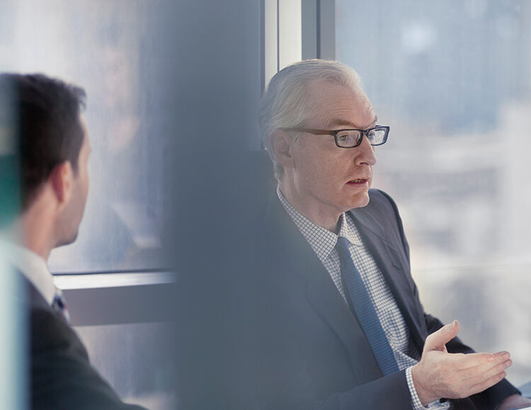 Solicitors in a meeting