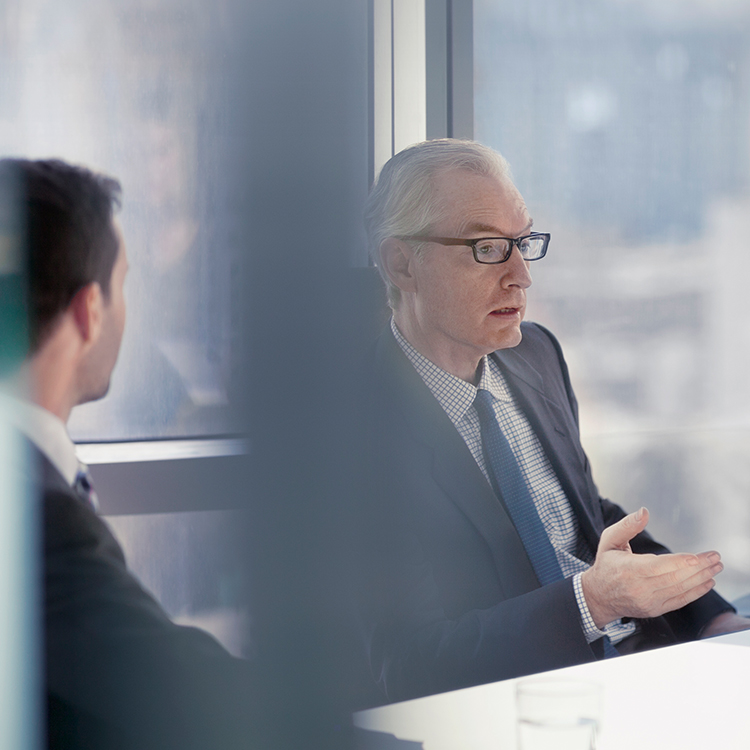 Solicitors in a meeting